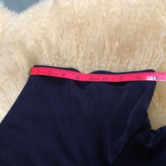 Dark blue poly spandex shirt sleeve top size 4x - Picture 5 of 10